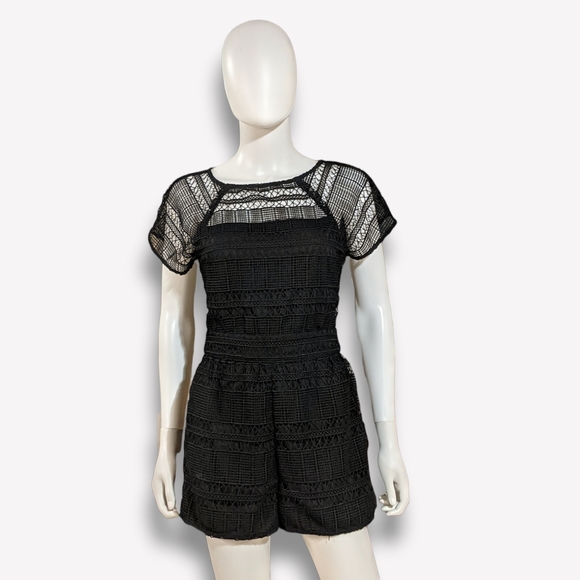 Tularosa Black Brynn Romper, XS - Picture 6 of 11